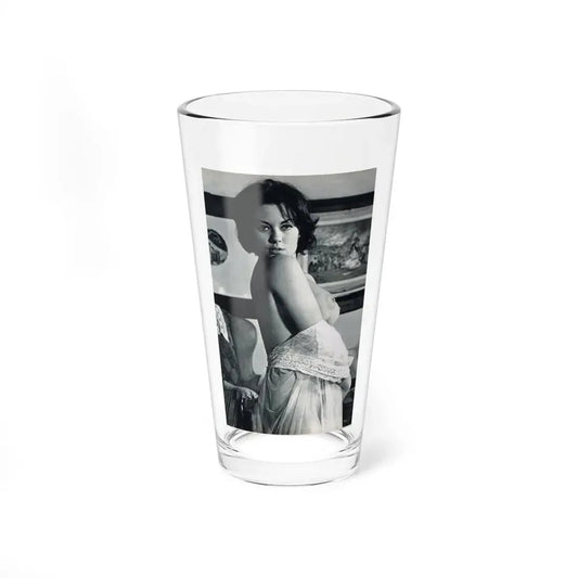 June Palmer #150 - Topless (Vintage Female Icon) Pint Glass 16oz 16oz - Go Mug Yourself