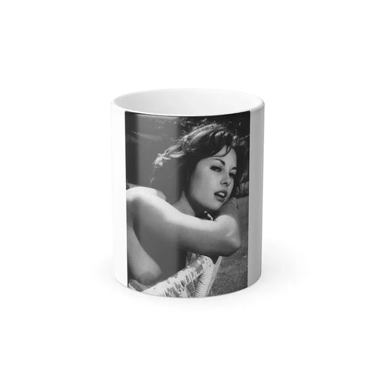 June Palmer #153 - Topless (Vintage Female Icon) Color Changing Coffee Mug 11oz - Go Mug Yourself