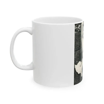 June Palmer #154 - Topless (Vintage Female Icon) White Coffee Mug - Go Mug Yourself