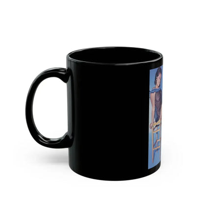 June Palmer #160 - Mag. Cover (Vintage Female Icon) Black Coffee Mug - Go Mug Yourself