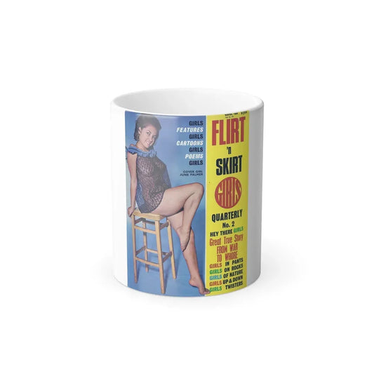 June Palmer #160 - Mag. Cover (Vintage Female Icon) Color Changing Coffee Mug 11oz - Go Mug Yourself