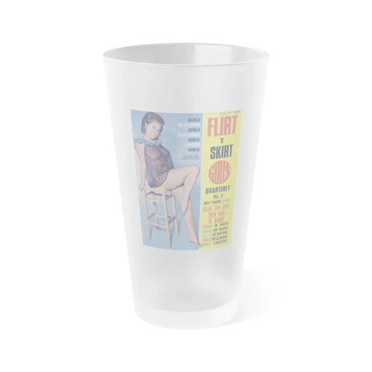 June Palmer #160 - Mag. Cover (Vintage Female Icon) Frosted Pint Glass 16oz 16oz Frosted - Go Mug Yourself