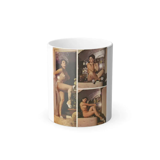 June Palmer #169 - Topless Mag. Spread (Vintage Female Icon) Color Changing Coffee Mug 11oz - Go Mug Yourself