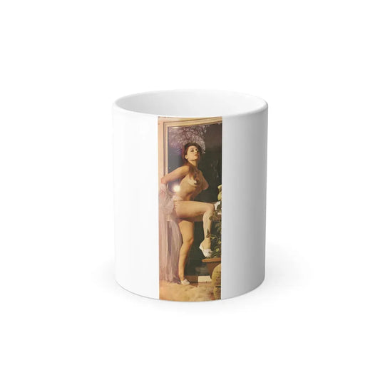 June Palmer #170 - Topless (Vintage Female Icon) Color Changing Coffee Mug 11oz - Go Mug Yourself