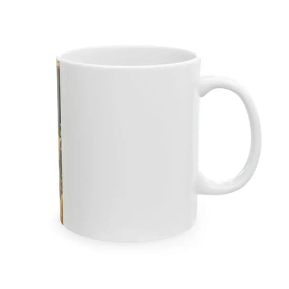 June Palmer #170 - Topless (Vintage Female Icon) White Coffee Mug - Go Mug Yourself