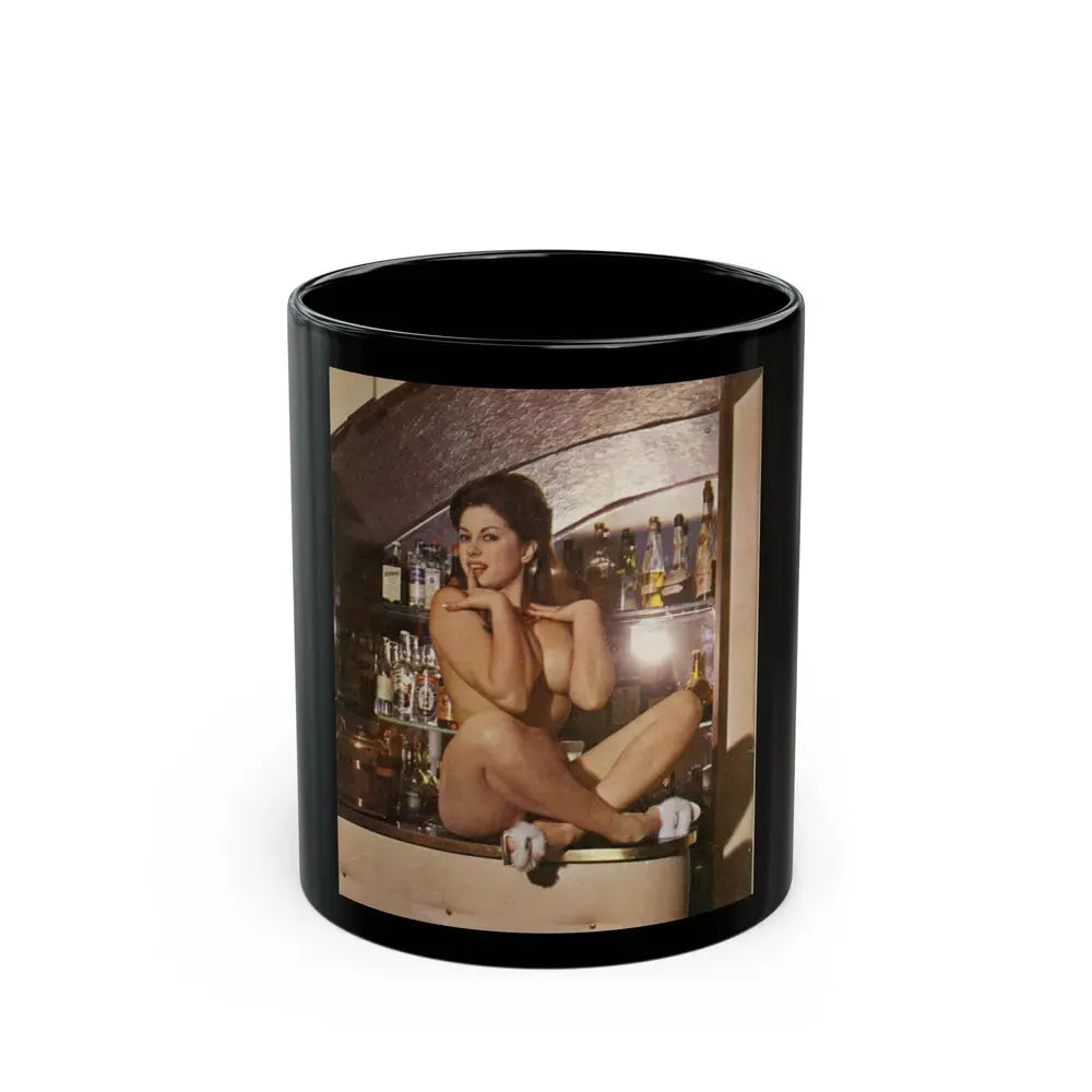 June Palmer #171 (Vintage Female Icon) Black Coffee Mug 11oz - Go Mug Yourself