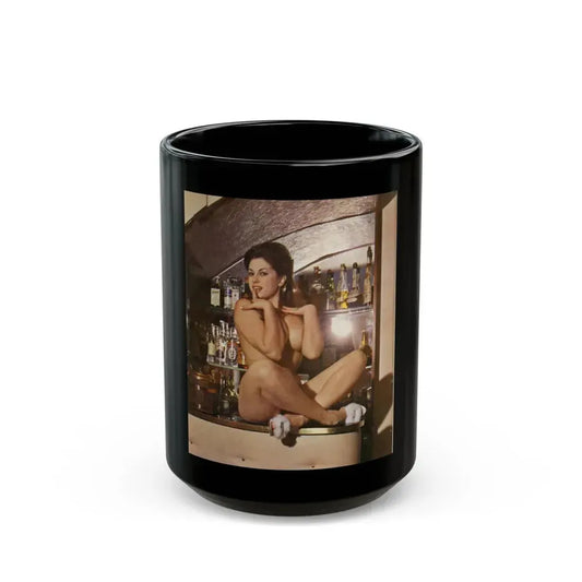 June Palmer #171 (Vintage Female Icon) Black Coffee Mug 15oz - Go Mug Yourself