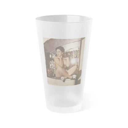 June Palmer #171 (Vintage Female Icon) Frosted Pint Glass 16oz 16oz Frosted - Go Mug Yourself