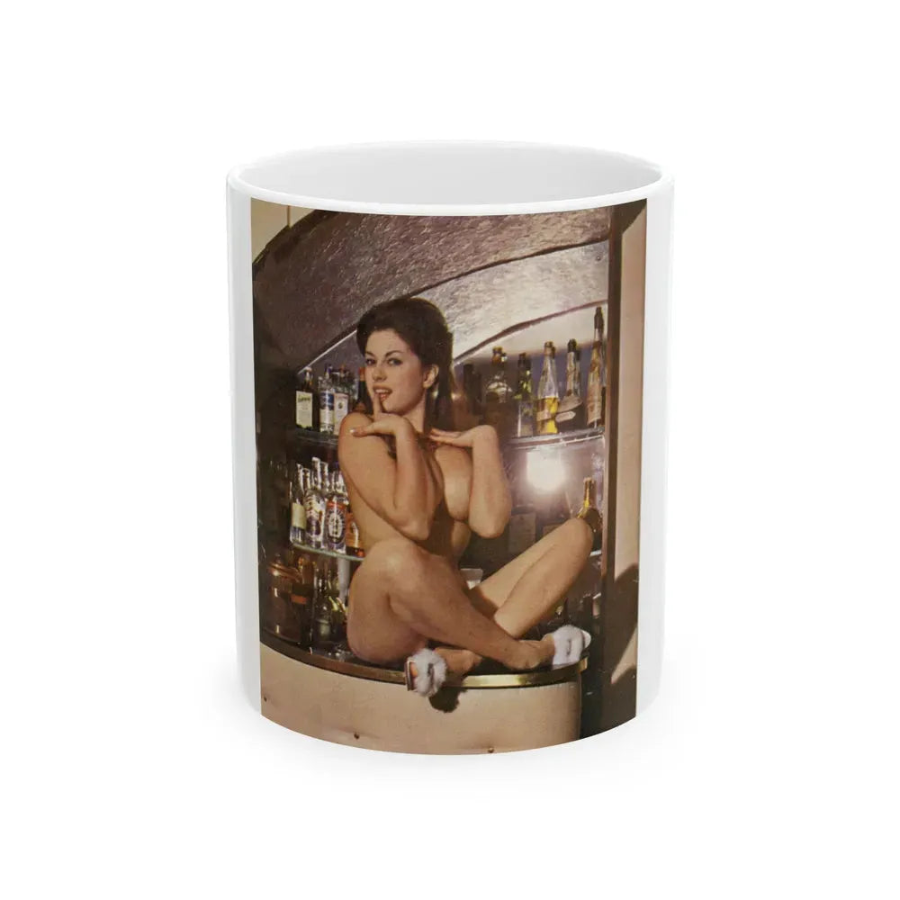 June Palmer #171 (Vintage Female Icon) White Coffee Mug 11oz - Go Mug Yourself