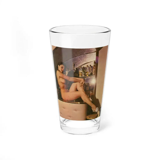 June Palmer #172 - Topless (Vintage Female Icon) Pint Glass 16oz 16oz - Go Mug Yourself
