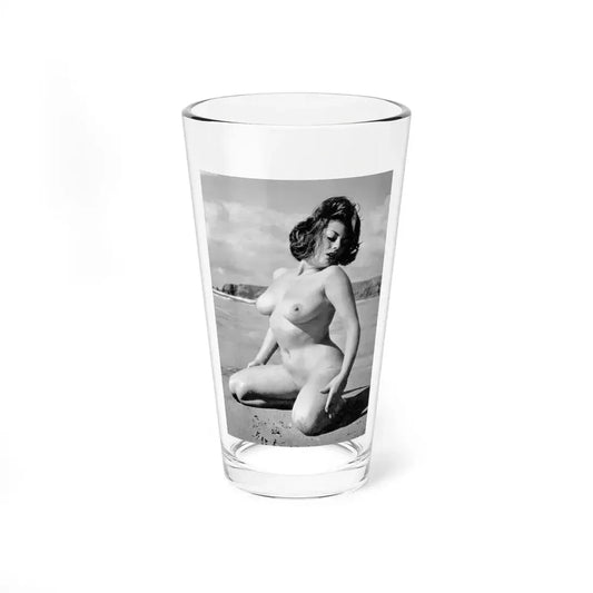 June Palmer #175 - Topless (Vintage Female Icon) Pint Glass 16oz 16oz - Go Mug Yourself