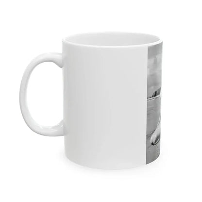 June Palmer #175 - Topless (Vintage Female Icon) White Coffee Mug - Go Mug Yourself