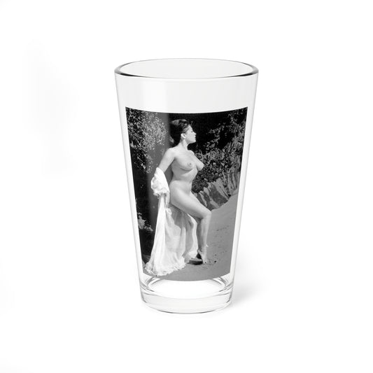 June Palmer #176 - Topless (Vintage Female Icon) Pint Glass 16oz-16oz-Go Mug Yourself