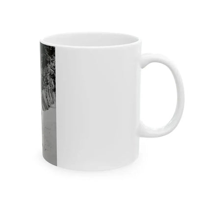June Palmer #176 - Topless (Vintage Female Icon) White Coffee Mug - Go Mug Yourself