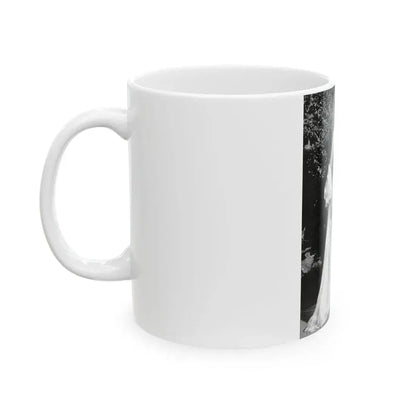 June Palmer #176 - Topless (Vintage Female Icon) White Coffee Mug - Go Mug Yourself