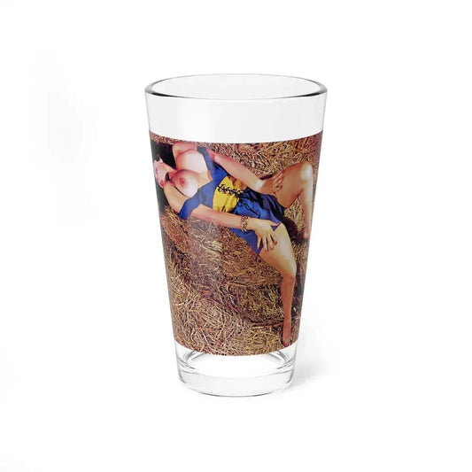 June Palmer #177 - Topless (Vintage Female Icon) Pint Glass 16oz 16oz - Go Mug Yourself