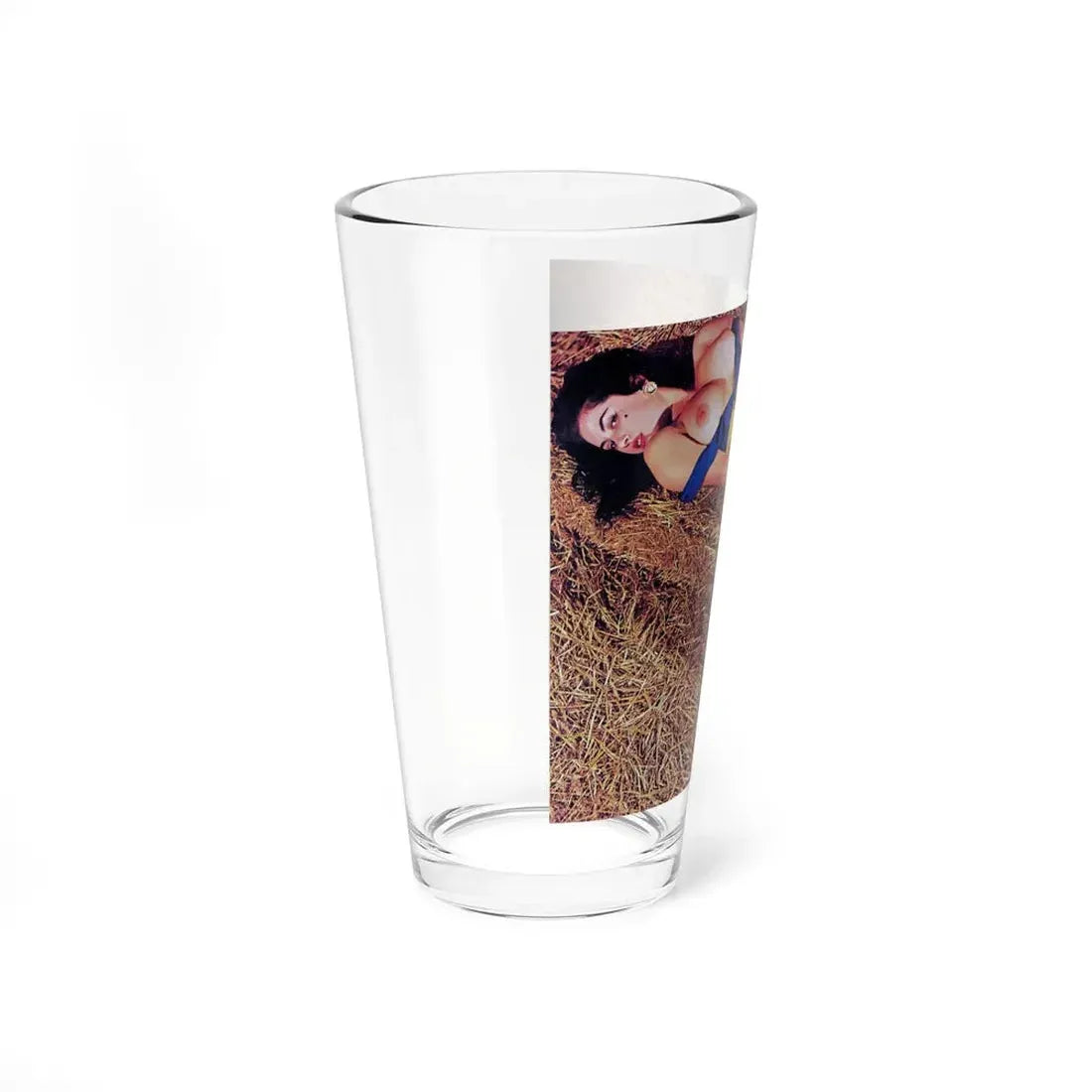 June Palmer #177 - Topless (Vintage Female Icon) Pint Glass 16oz - Go Mug Yourself
