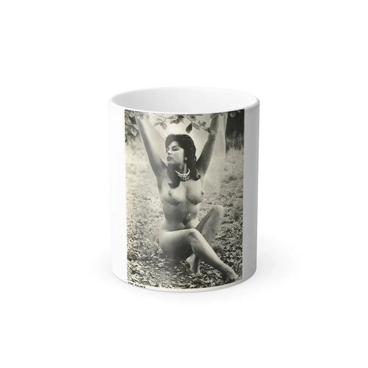 June Palmer #178 - Topless (Vintage Female Icon) Color Changing Coffee Mug 11oz - Go Mug Yourself