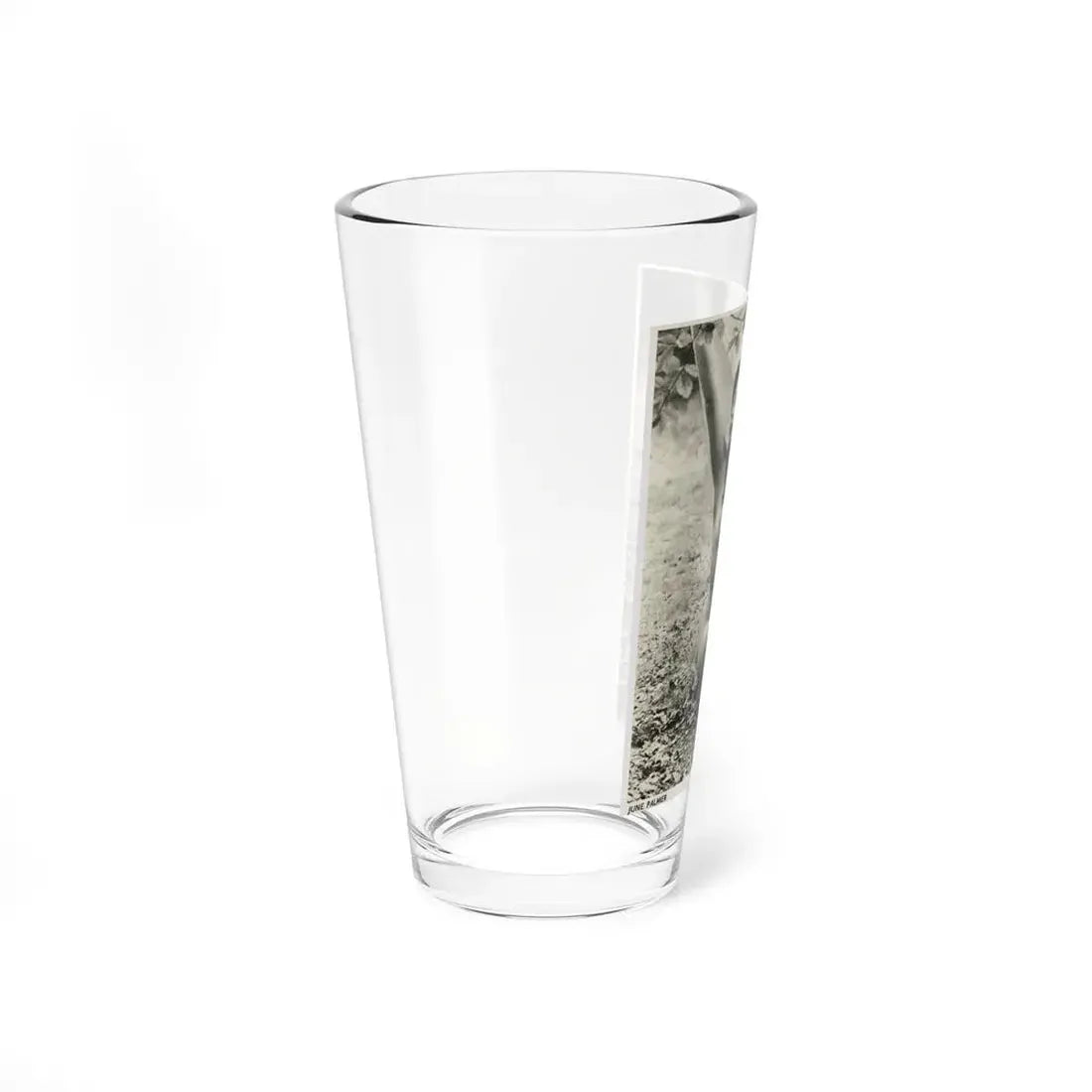 June Palmer #178 - Topless (Vintage Female Icon) Pint Glass 16oz - Go Mug Yourself