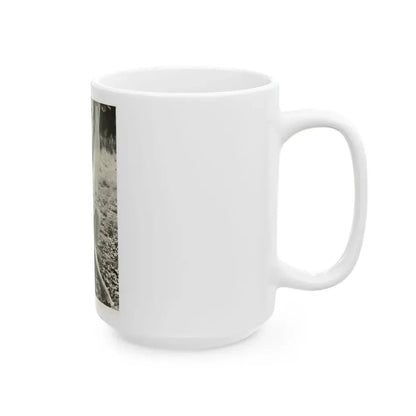 June Palmer #178 - Topless (Vintage Female Icon) White Coffee Mug - Go Mug Yourself