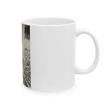 June Palmer #178 - Topless (Vintage Female Icon) White Coffee Mug - Go Mug Yourself