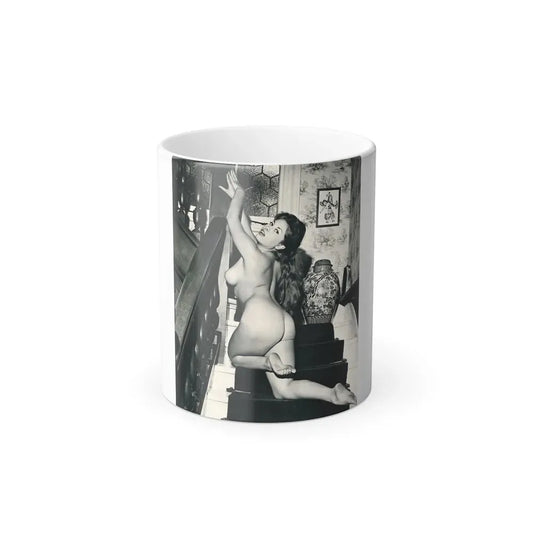 June Palmer #182 - Topless (Vintage Female Icon) Color Changing Coffee Mug 11oz - Go Mug Yourself
