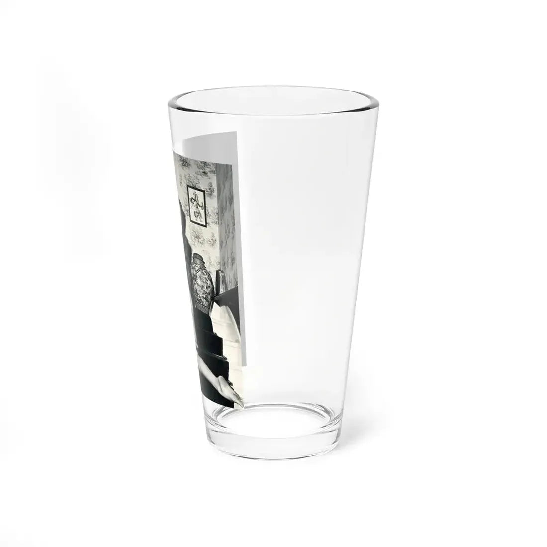 June Palmer #182 - Topless (Vintage Female Icon) Pint Glass 16oz - Go Mug Yourself