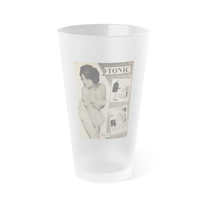 June Palmer #189 (Vintage Female Icon) Frosted Pint Glass 16oz-16oz-Frosted-Go Mug Yourself