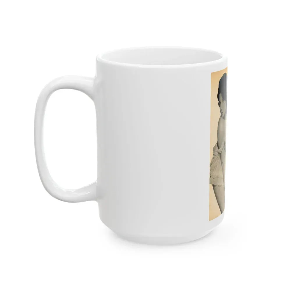 June Palmer #189 (Vintage Female Icon) White Coffee Mug - Go Mug Yourself