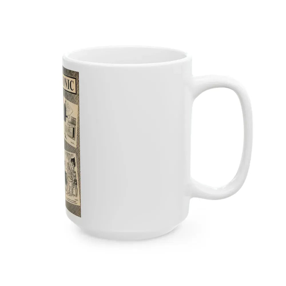 June Palmer #189 (Vintage Female Icon) White Coffee Mug - Go Mug Yourself