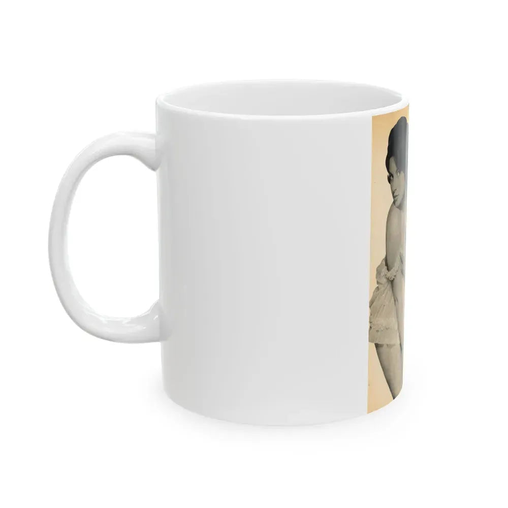 June Palmer #189 (Vintage Female Icon) White Coffee Mug - Go Mug Yourself