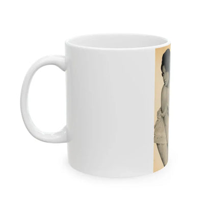 June Palmer #189 (Vintage Female Icon) White Coffee Mug - Go Mug Yourself