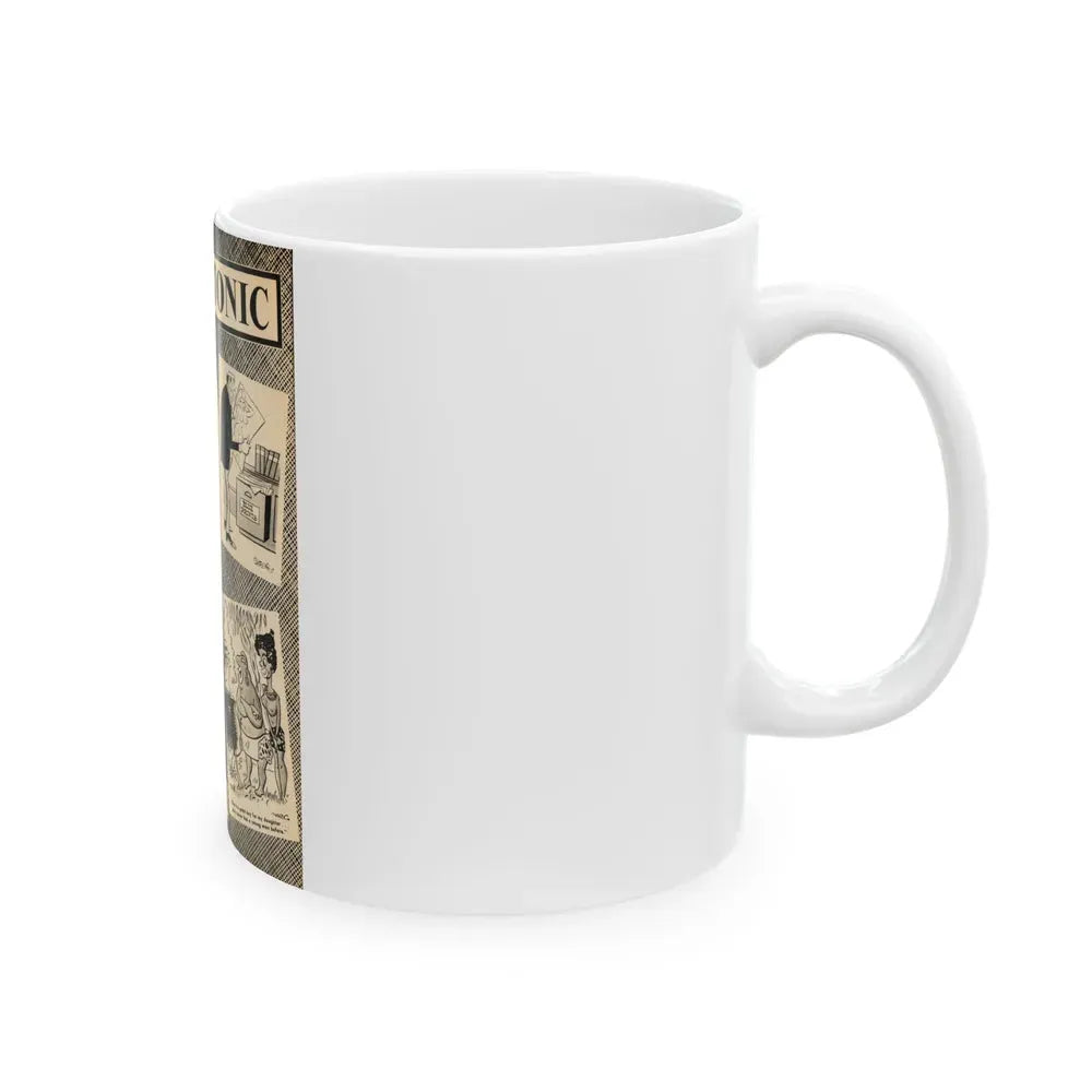 June Palmer #189 (Vintage Female Icon) White Coffee Mug - Go Mug Yourself