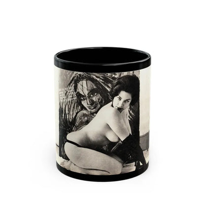 June Palmer #202 (Vintage Female Icon) Black Coffee Mug 11oz - Go Mug Yourself