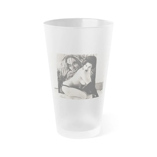 June Palmer #202 (Vintage Female Icon) Frosted Pint Glass 16oz-16oz-Frosted-Go Mug Yourself