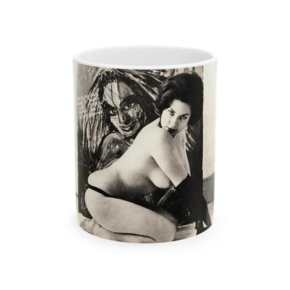 June Palmer #202 (Vintage Female Icon) White Coffee Mug 11oz - Go Mug Yourself