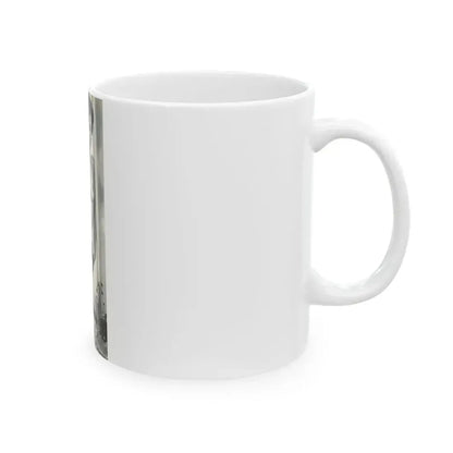June Palmer #203 - Topless (Vintage Female Icon) White Coffee Mug - Go Mug Yourself