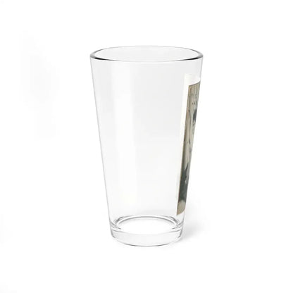 June Palmer #204 - Topless (Vintage Female Icon) Pint Glass 16oz - Go Mug Yourself