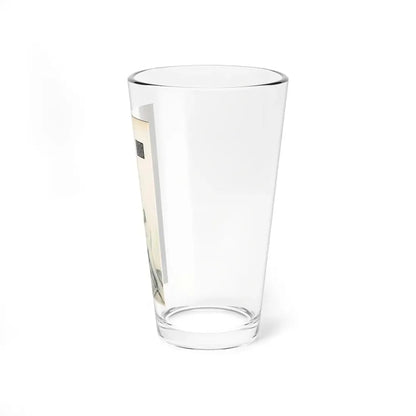 June Palmer #204 - Topless (Vintage Female Icon) Pint Glass 16oz - Go Mug Yourself