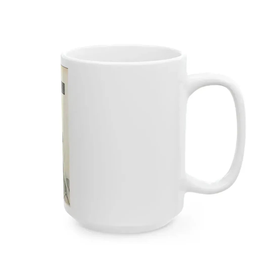 June Palmer #204 - Topless (Vintage Female Icon) White Coffee Mug - Go Mug Yourself