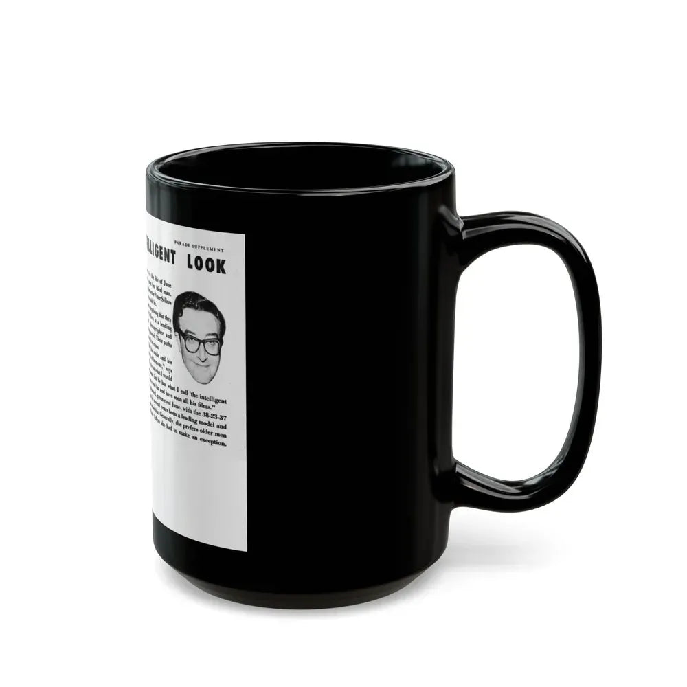 June Palmer #205 (Vintage Female Icon) Black Coffee Mug - Go Mug Yourself