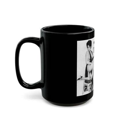 June Palmer #205 (Vintage Female Icon) Black Coffee Mug - Go Mug Yourself