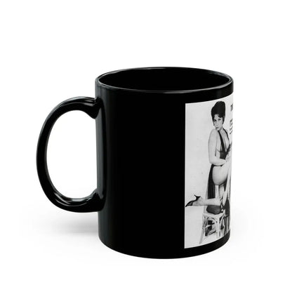 June Palmer #205 (Vintage Female Icon) Black Coffee Mug - Go Mug Yourself