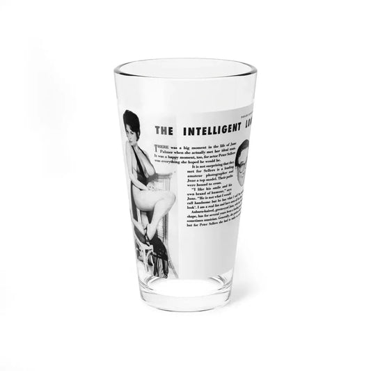 June Palmer #205 (Vintage Female Icon) Pint Glass 16oz 16oz - Go Mug Yourself