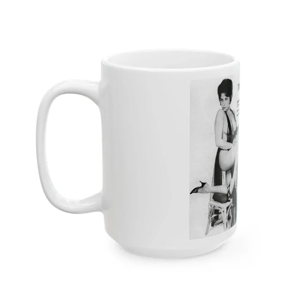 June Palmer #205 (Vintage Female Icon) White Coffee Mug - Go Mug Yourself