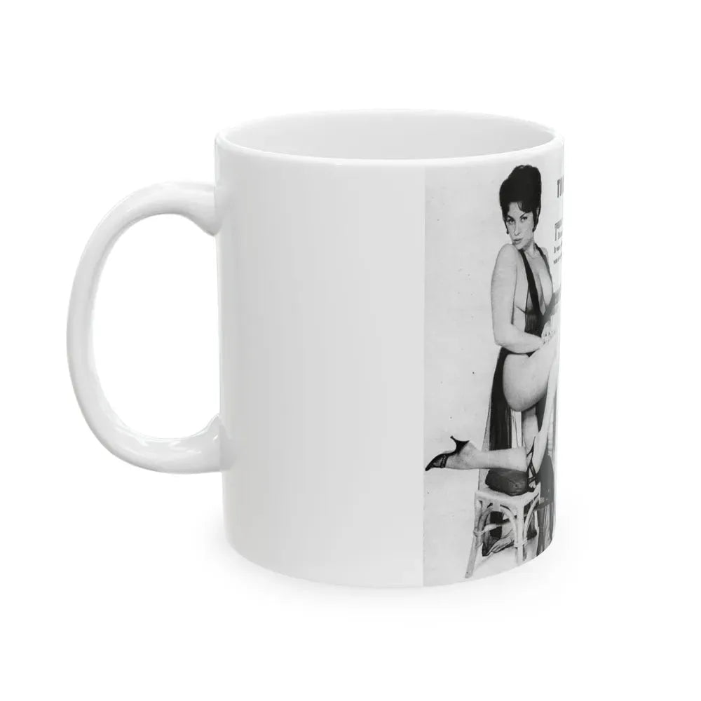June Palmer #205 (Vintage Female Icon) White Coffee Mug - Go Mug Yourself