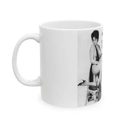 June Palmer #205 (Vintage Female Icon) White Coffee Mug - Go Mug Yourself