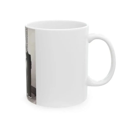 June Palmer #206 - Topless (Vintage Female Icon) White Coffee Mug - Go Mug Yourself