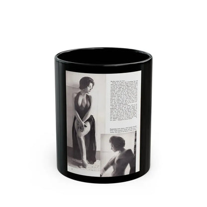 June Palmer #207 (Vintage Female Icon) Black Coffee Mug 11oz - Go Mug Yourself