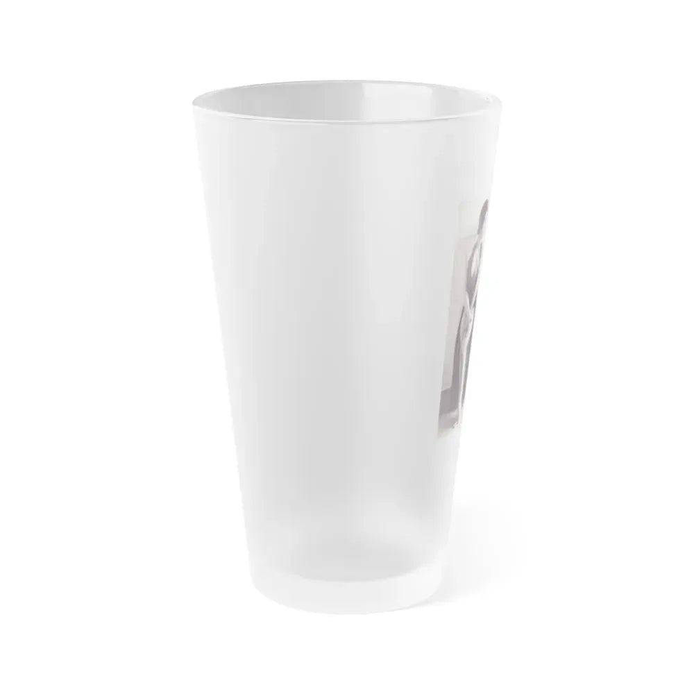 June Palmer #207 (Vintage Female Icon) Frosted Pint Glass 16oz - Go Mug Yourself